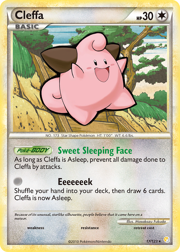 Cleffa — HeartGold & SoulSilver #017 / 123