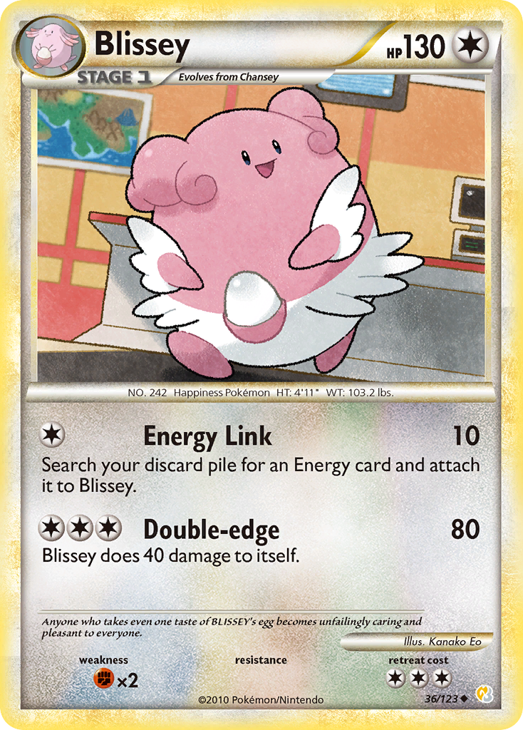Blissey — HeartGold & SoulSilver #036 / 123