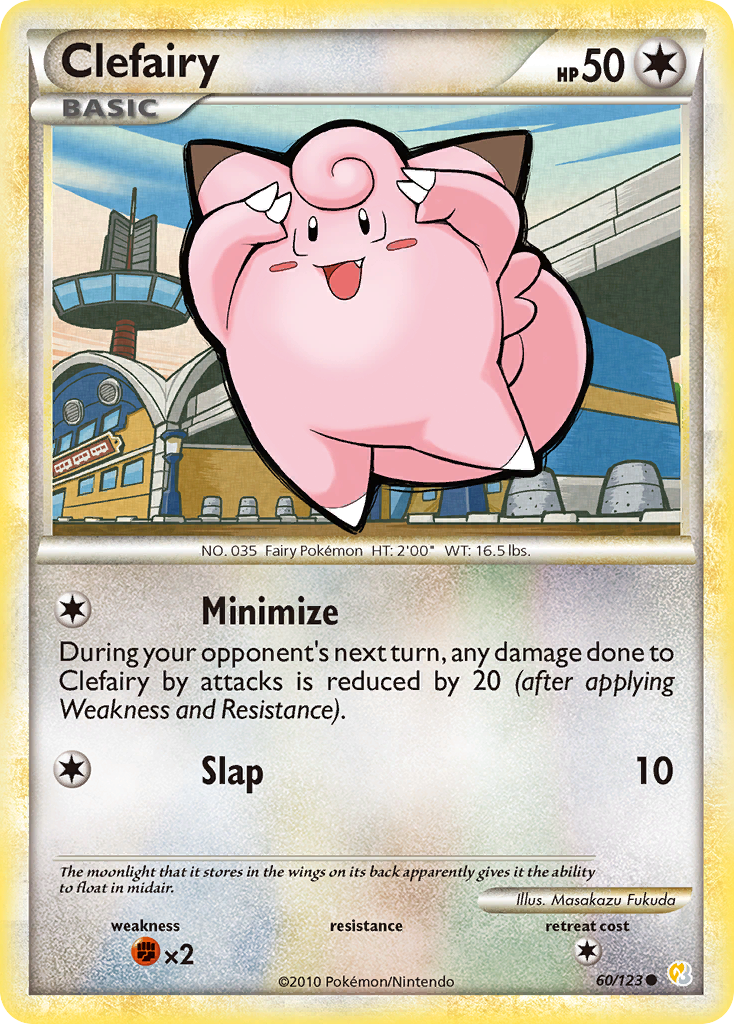 Clefairy — HeartGold & SoulSilver #060 / 123
