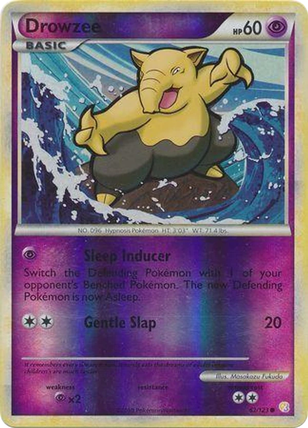 Drowzee — HeartGold & SoulSilver #062 / 123