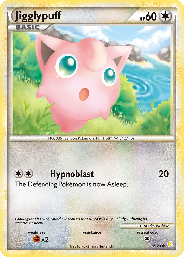 Jigglypuff — HeartGold & SoulSilver #068 / 123