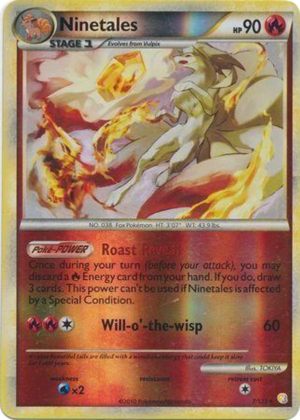 Ninetales — HeartGold & SoulSilver #007 / 123