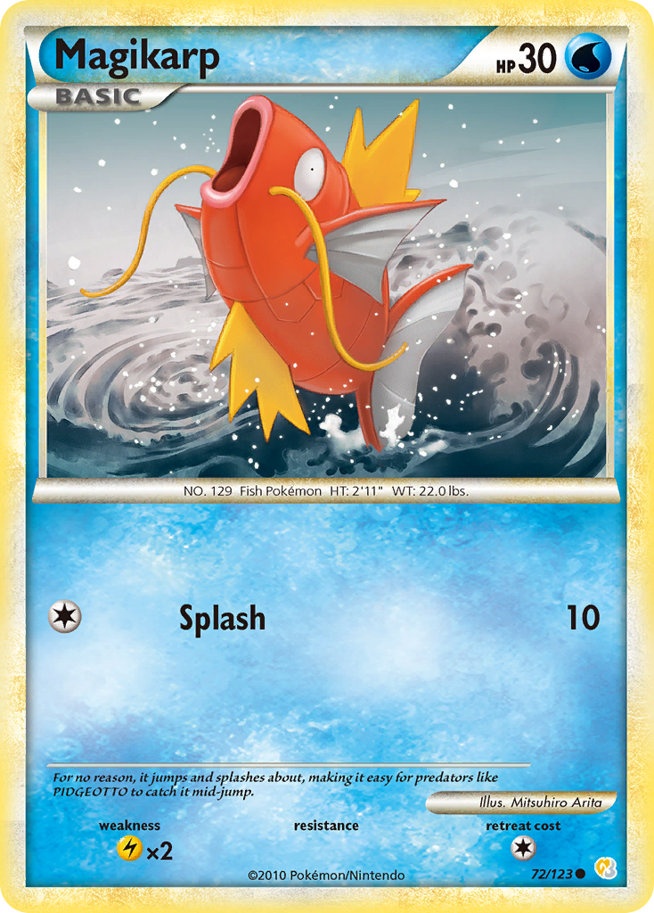 Magikarp — HeartGold & SoulSilver #072 / 123