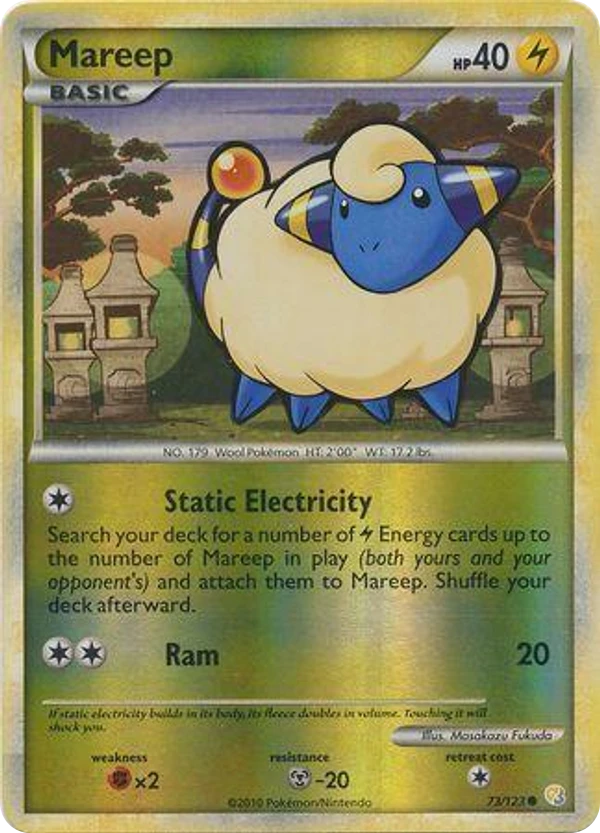 Mareep — HeartGold & SoulSilver #073 / 123