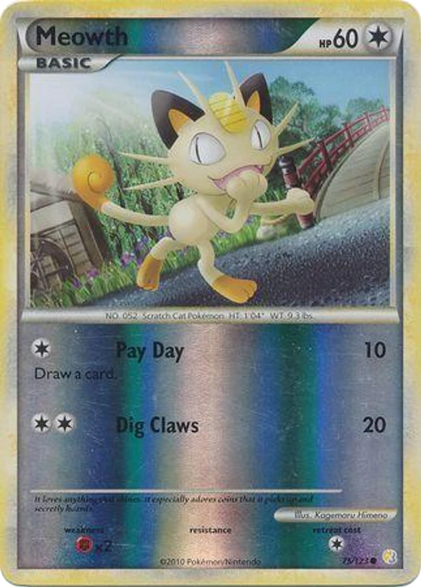 Meowth — HeartGold & SoulSilver #075 / 123