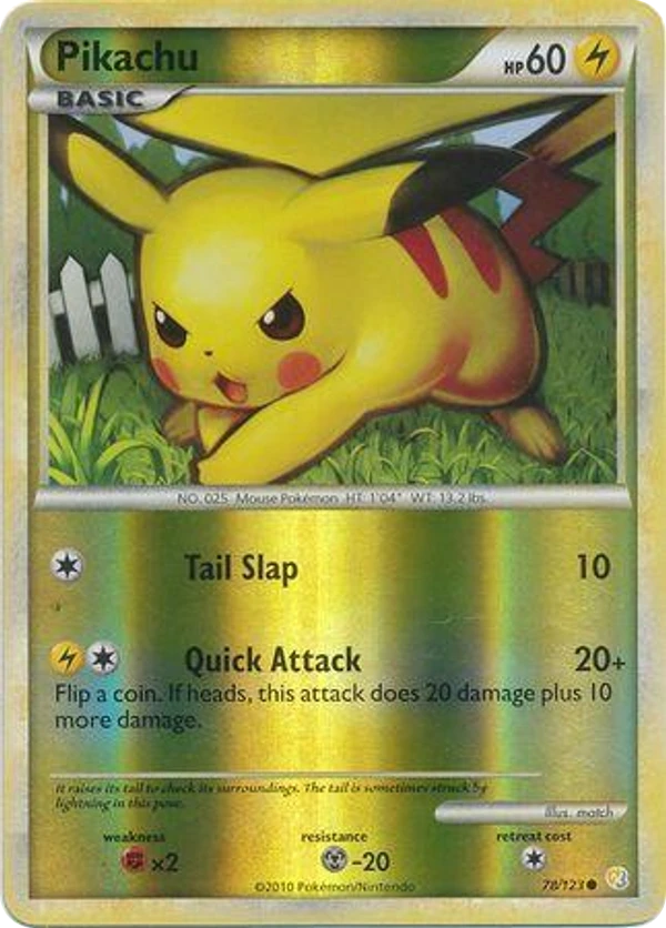 Pikachu — HeartGold & SoulSilver #078 / 123