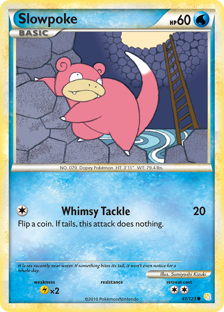 Slowpoke — HeartGold & SoulSilver #081 / 123