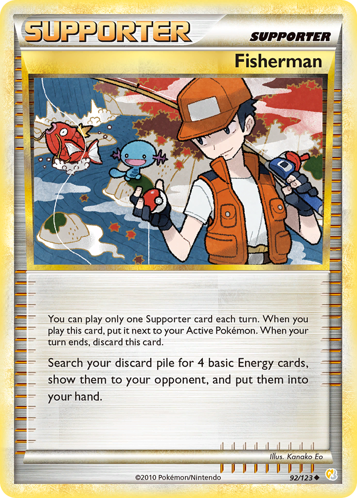 Fisherman — HeartGold & SoulSilver #092 / 123