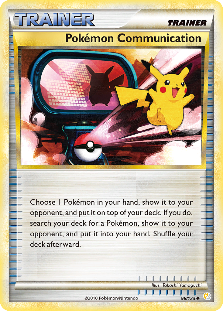 Pokémon Communication — HeartGold & SoulSilver #098 / 123