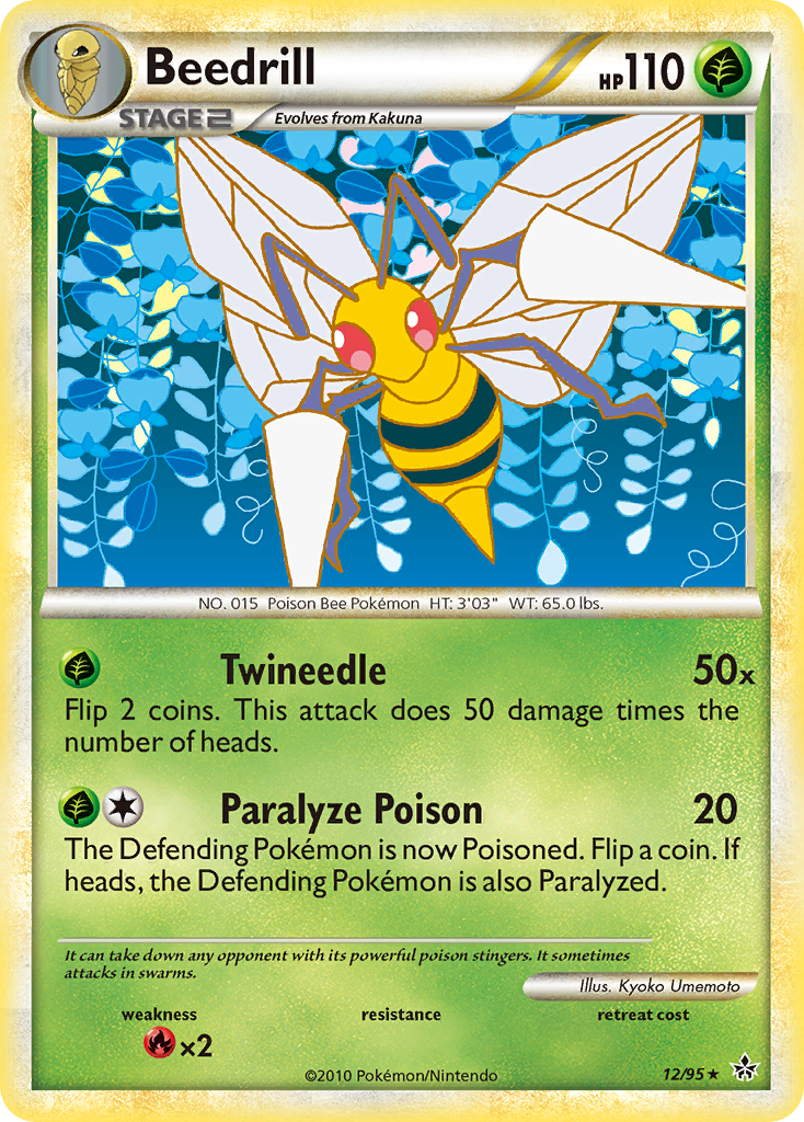 Beedrill — HS—Unleashed #012 / 95