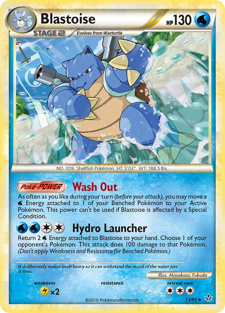 Blastoise — HS—Unleashed #013 / 95