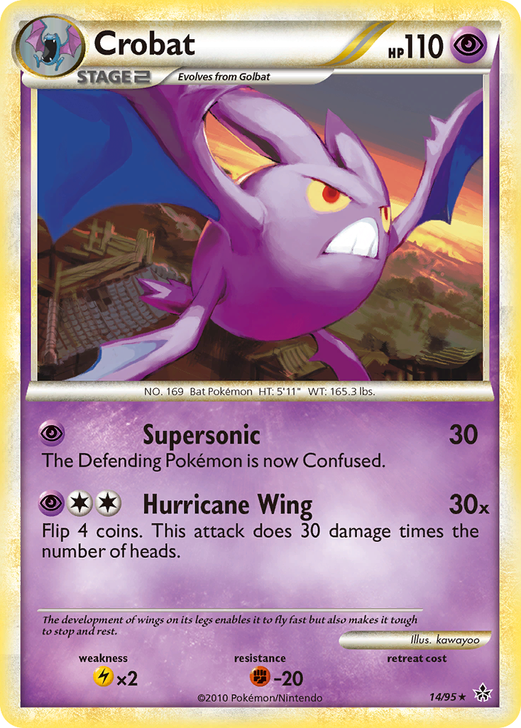 Crobat — HS—Unleashed #014 / 95