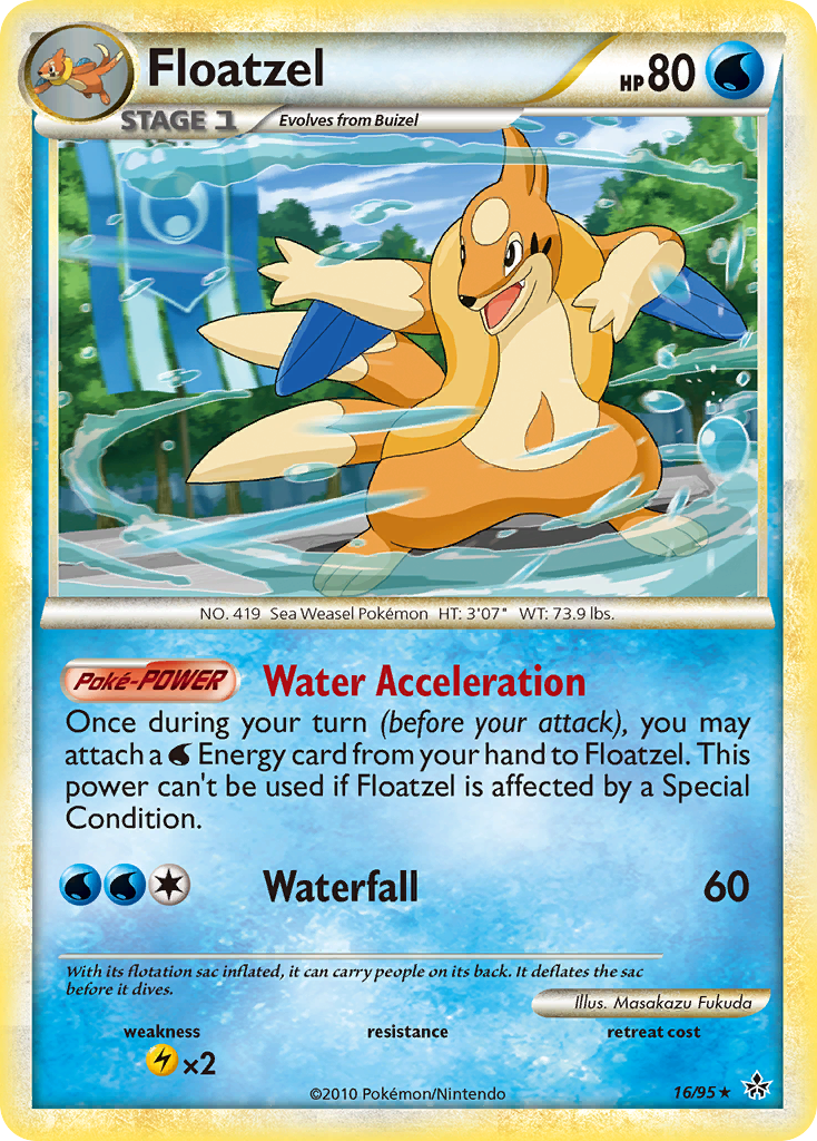 Floatzel — HS—Unleashed #016 / 95
