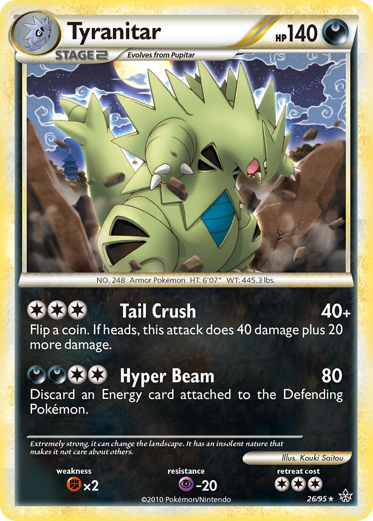 Tyranitar — HS—Unleashed #026 / 95