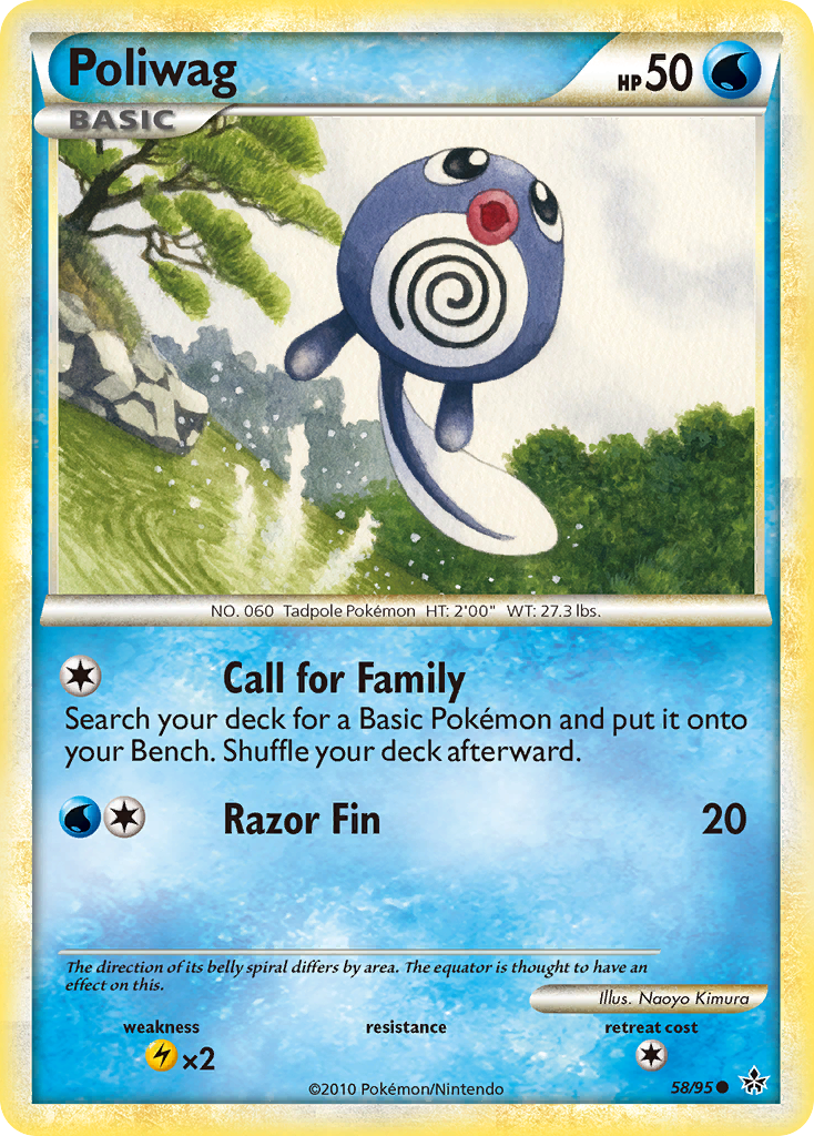 Poliwag — HS—Unleashed #058 / 95