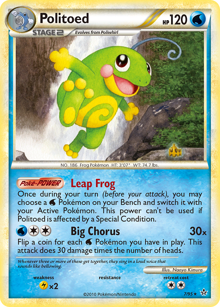 Politoed — HS—Unleashed #007 / 95