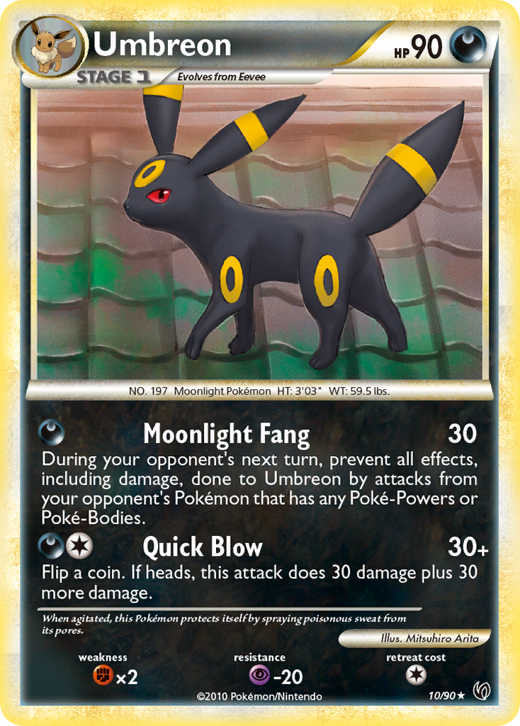 Umbreon — HS—Undaunted #010 / 90