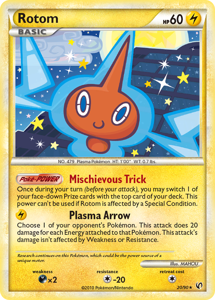 Rotom — HS—Undaunted #020 / 90