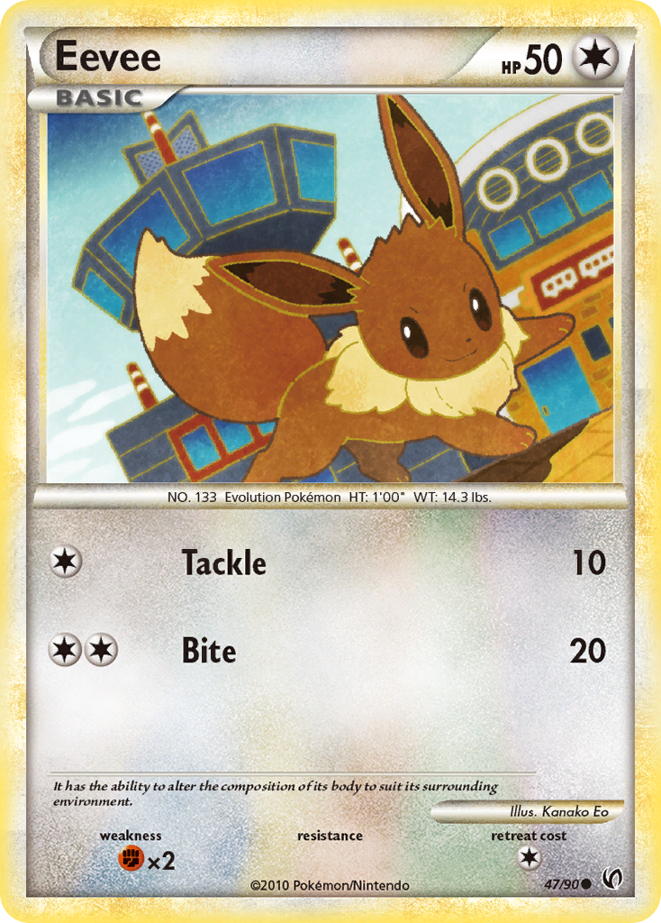 Eevee — HS—Undaunted #047 / 90