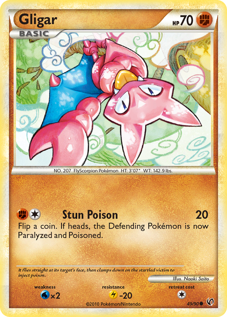 Gligar — HS—Undaunted #049 / 90