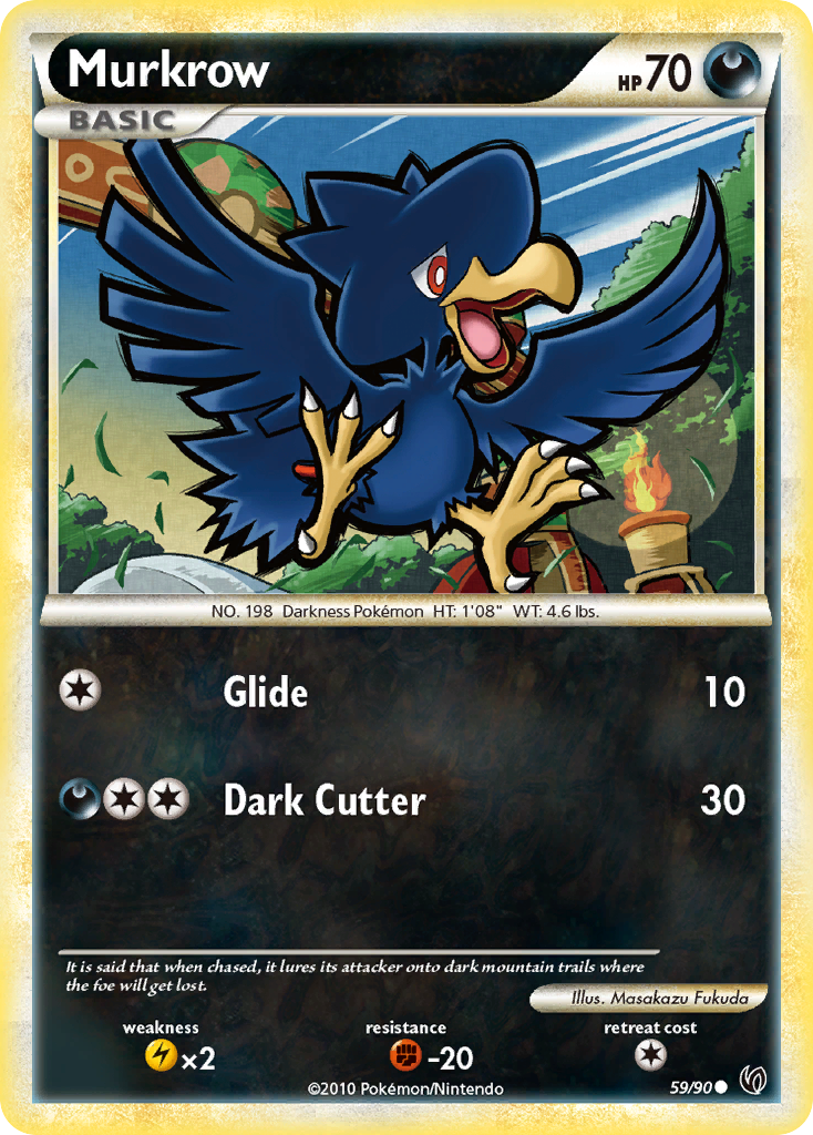 Murkrow — HS—Undaunted #059 / 90