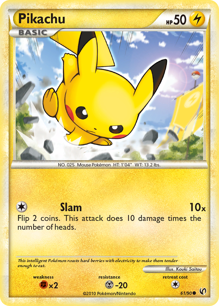 Pikachu — HS—Undaunted #061 / 90