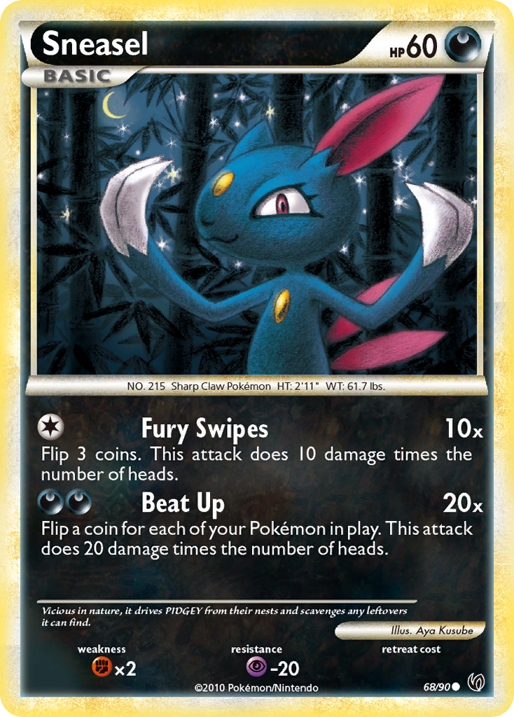 Sneasel — HS—Undaunted #068 / 90