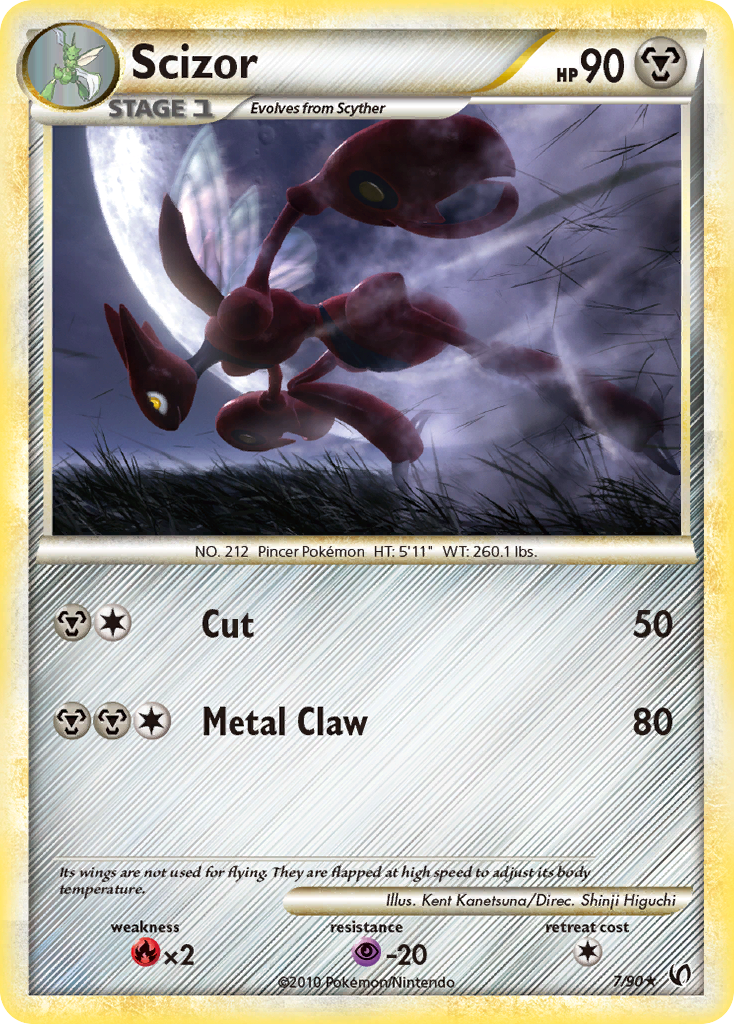 Scizor — HS—Undaunted #007 / 90