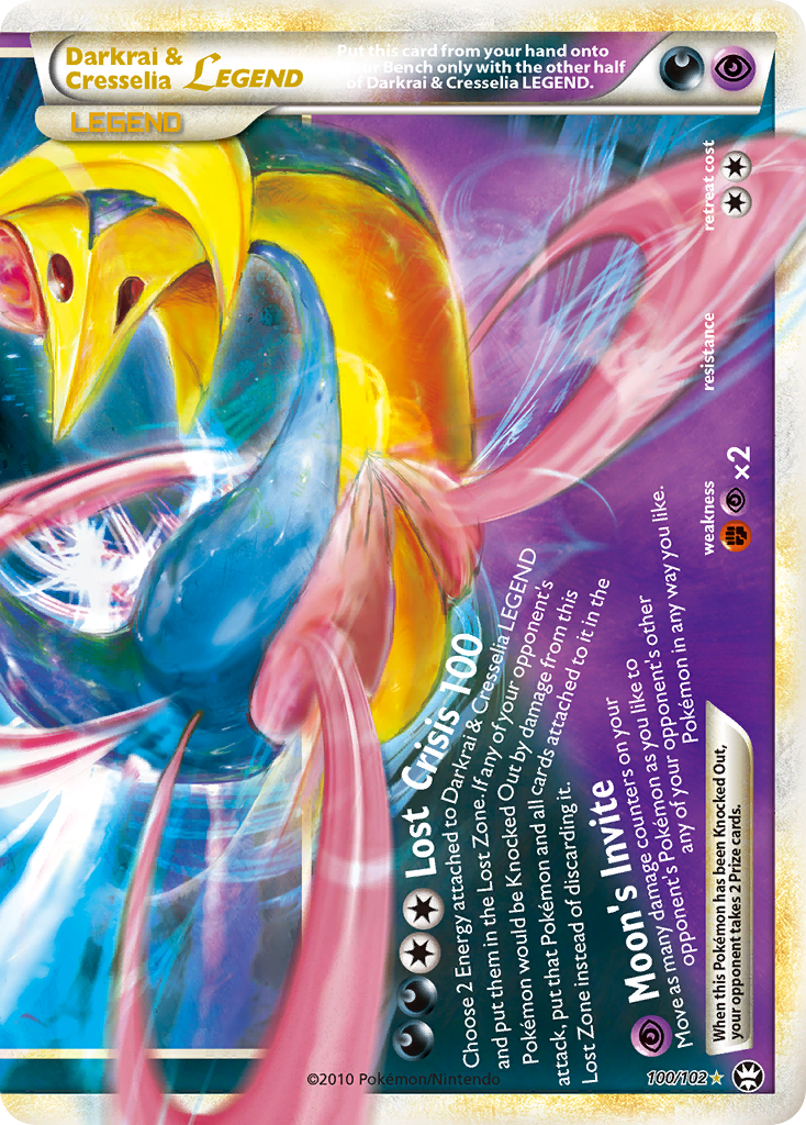 Darkrai & Cresselia LEGEND — HS—Triumphant #100 / 102