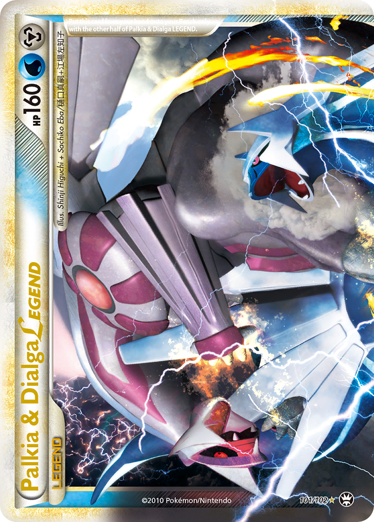 Palkia & Dialga LEGEND — HS—Triumphant #101 / 102