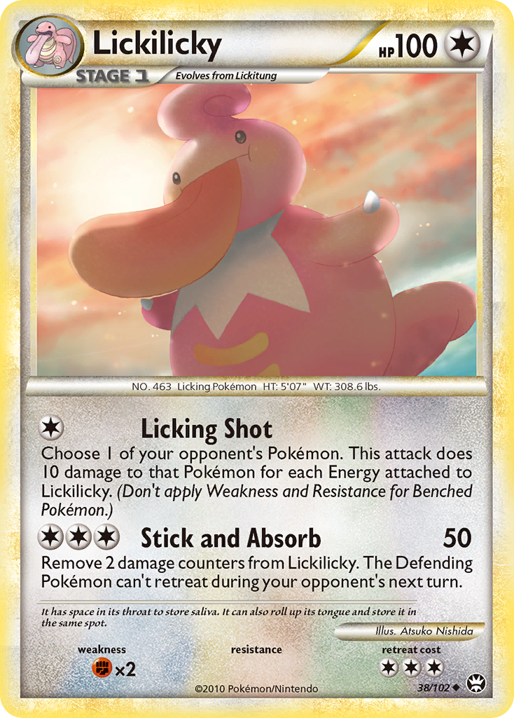 Lickilicky — HS—Triumphant #038 / 102