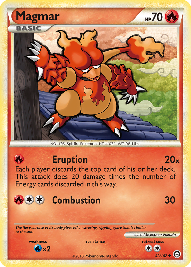 Magmar — HS—Triumphant #042 / 102