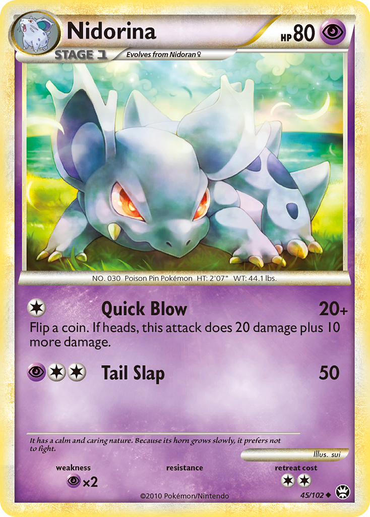 Nidorina — HS—Triumphant #045 / 102