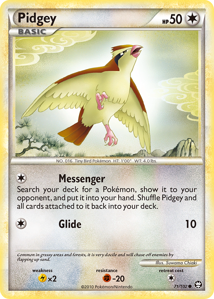 Pidgey — HS—Triumphant #071 / 102