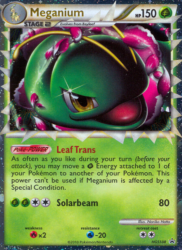 Meganium — HGSS Black Star Promos #008 / 25