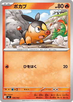 Tepig - 109/742 (Mirror Holo)