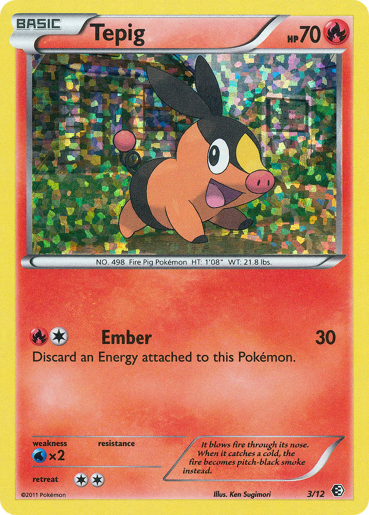 Tepig — McDonald's Collection 2011 #003 / 12