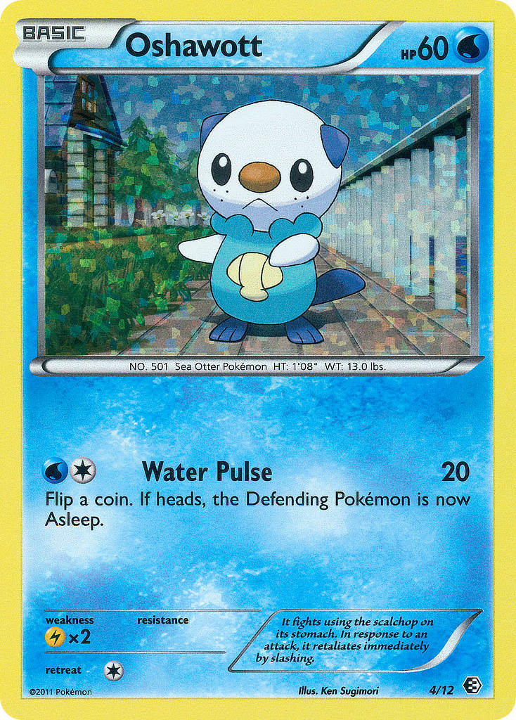 Oshawott — McDonald's Collection 2011 #004 / 12