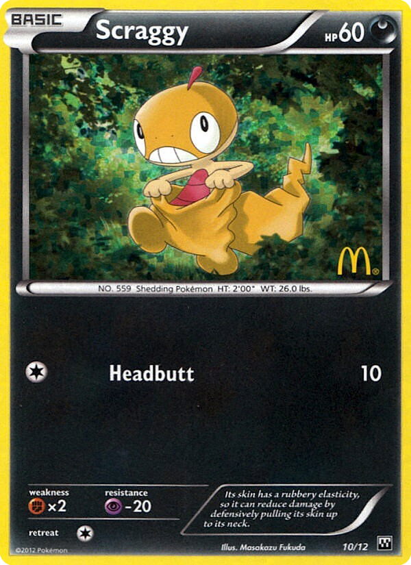 Scraggy — McDonald's Collection 2012 #010 / 12