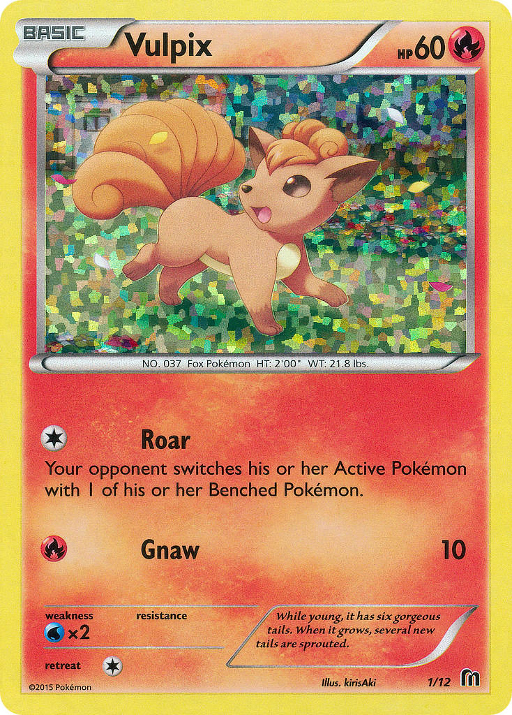 Vulpix — McDonald's Collection 2016 #001 / 12
