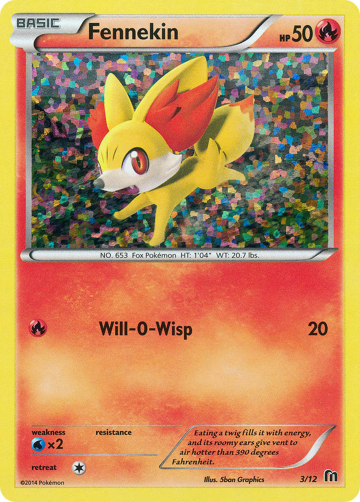 Fennekin — McDonald's Collection 2016 #003 / 12