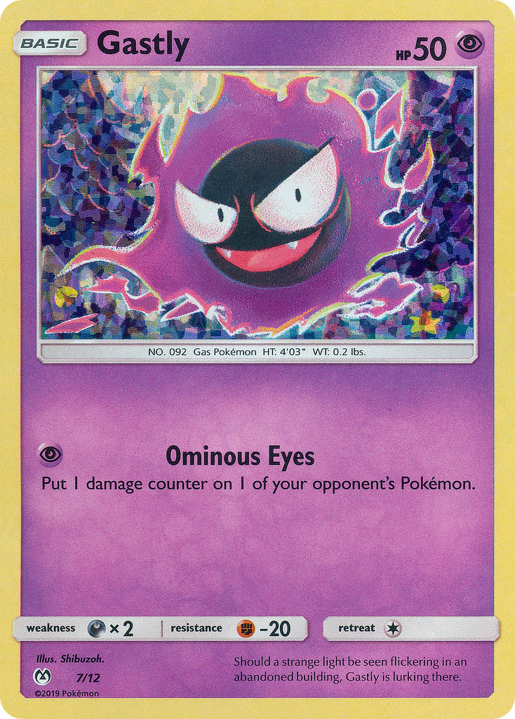 Gastly — McDonald's Collection 2019 #007 / 12