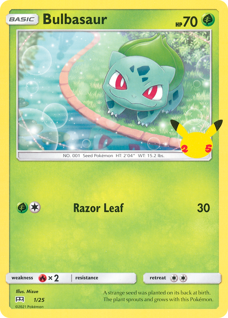 Bulbasaur — McDonald's Collection 2021 #001 / 25