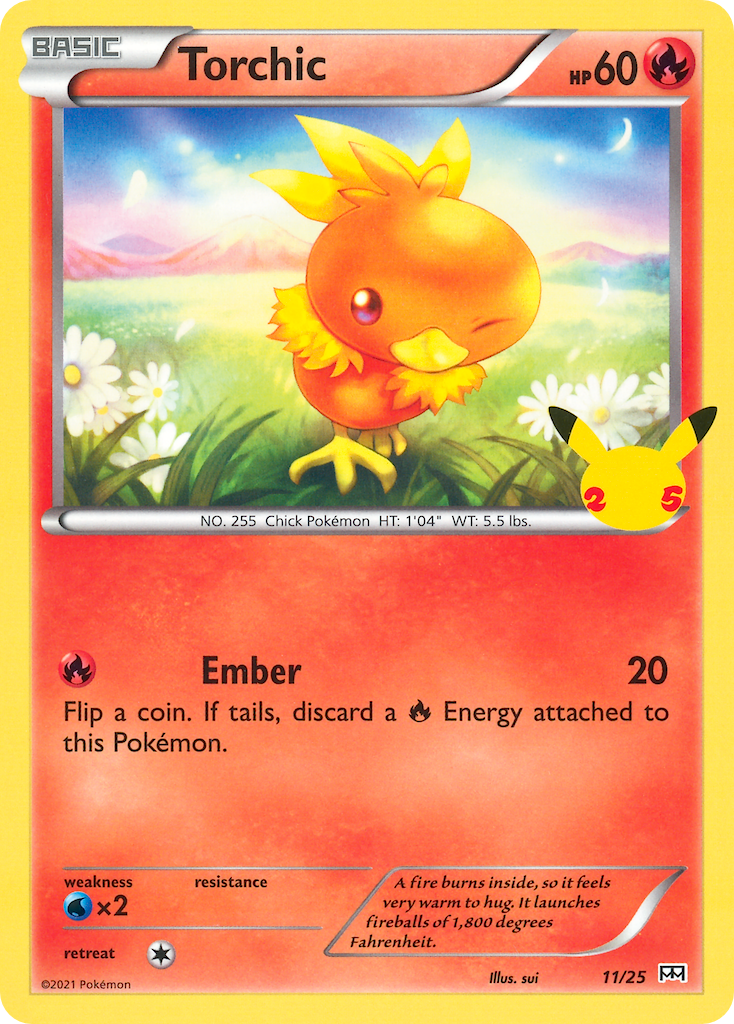 Torchic — McDonald's Collection 2021 #011 / 25