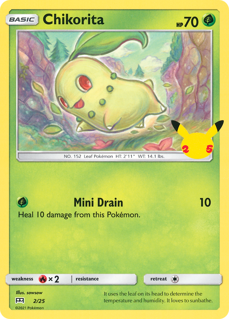 Chikorita — McDonald's Collection 2021 #002 / 25