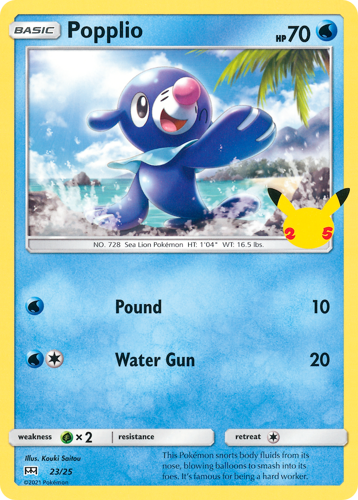 Popplio — McDonald's Collection 2021 #023 / 25