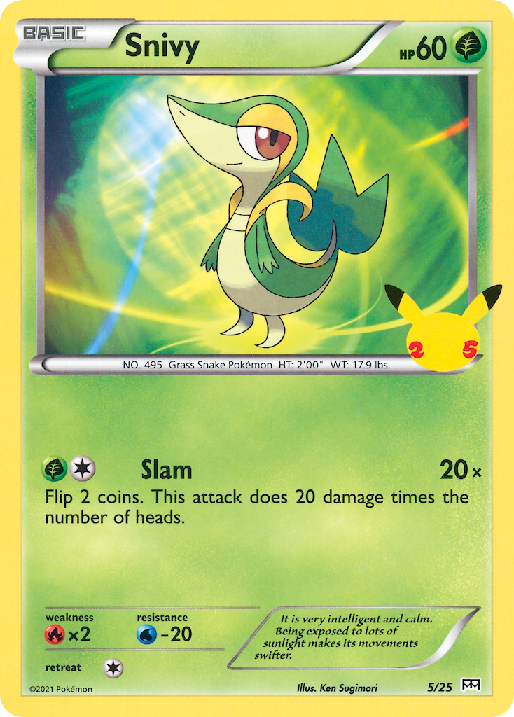Snivy — McDonald's Collection 2021 #005 / 25