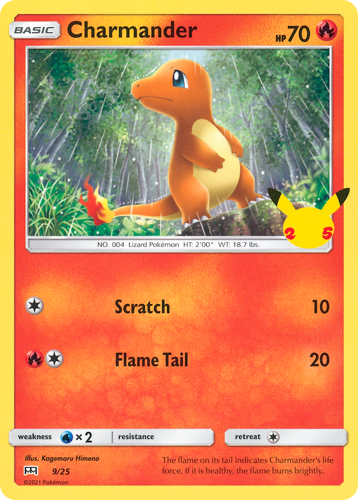 Charmander — McDonald's Collection 2021 #009 / 25