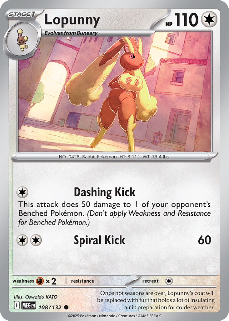 Lopunny — Mega Evolution #108 / 132