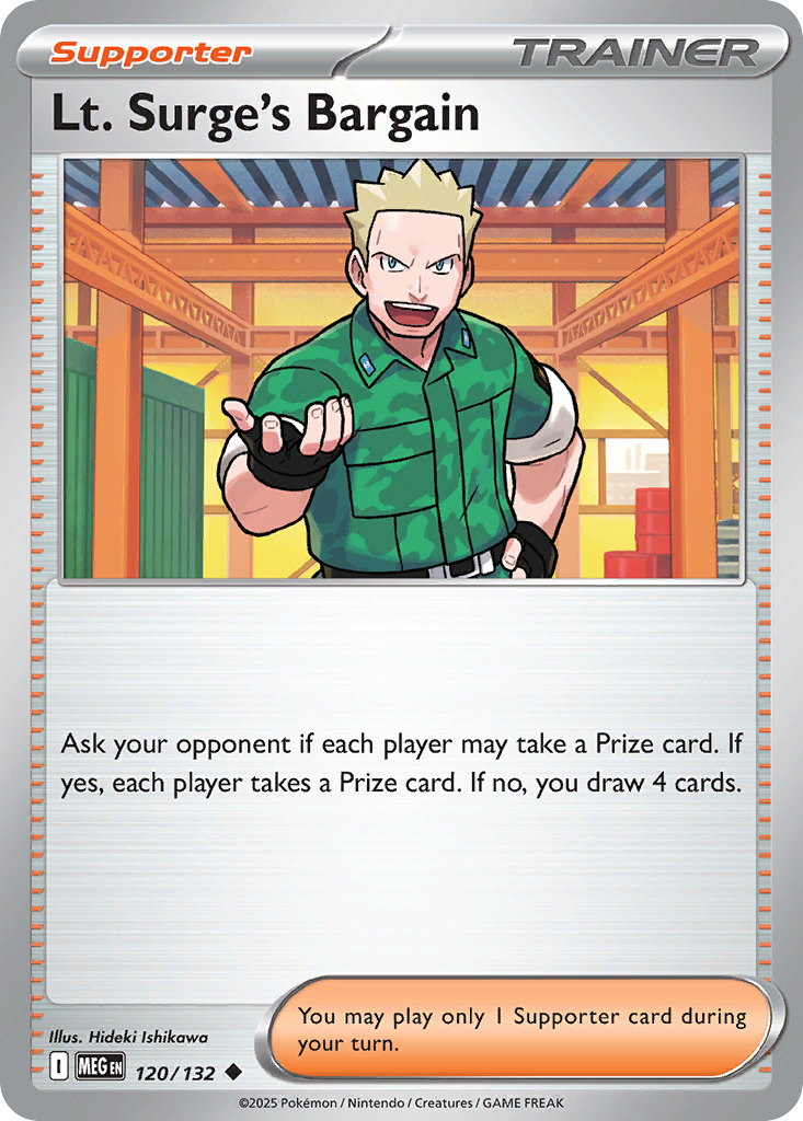 Lt. Surge's Bargain — Mega Evolution #120 / 132
